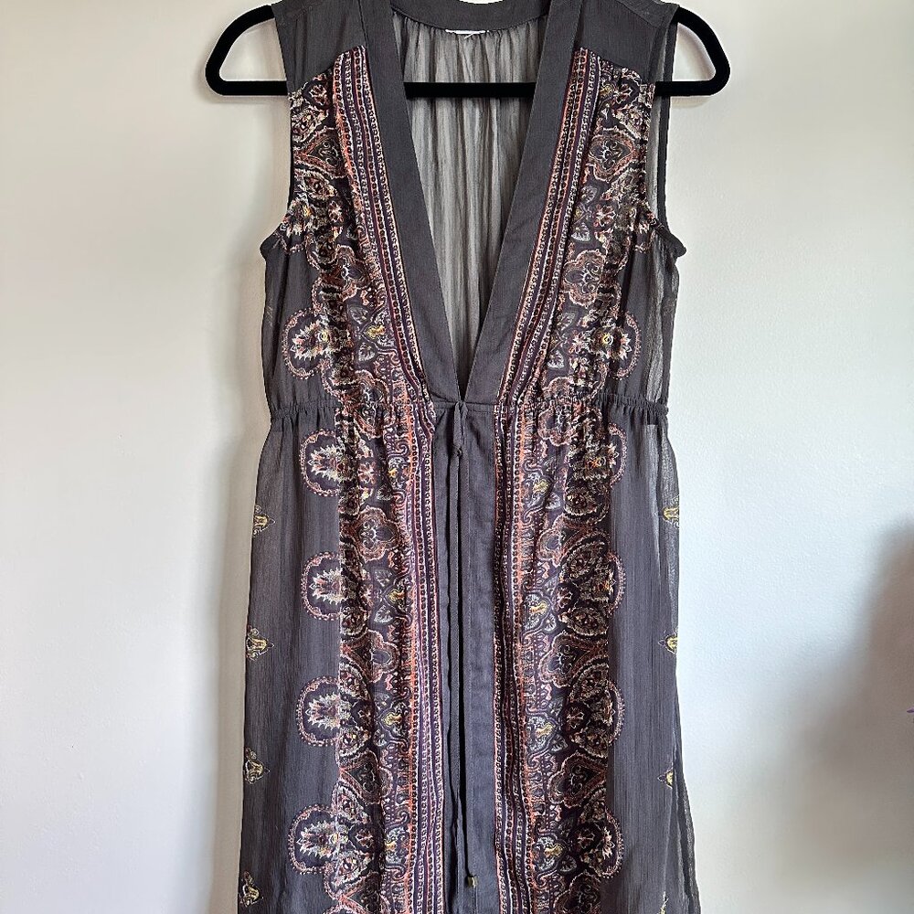 Sheer Brown Dress or Swim Coverup